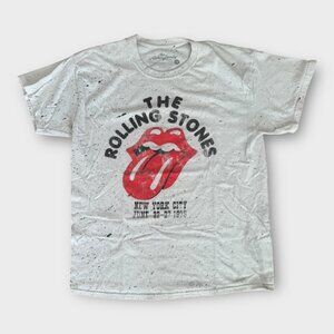 The Rolling Stones NYC 1975 MSG tour Paint Splatter tee - unisex Large